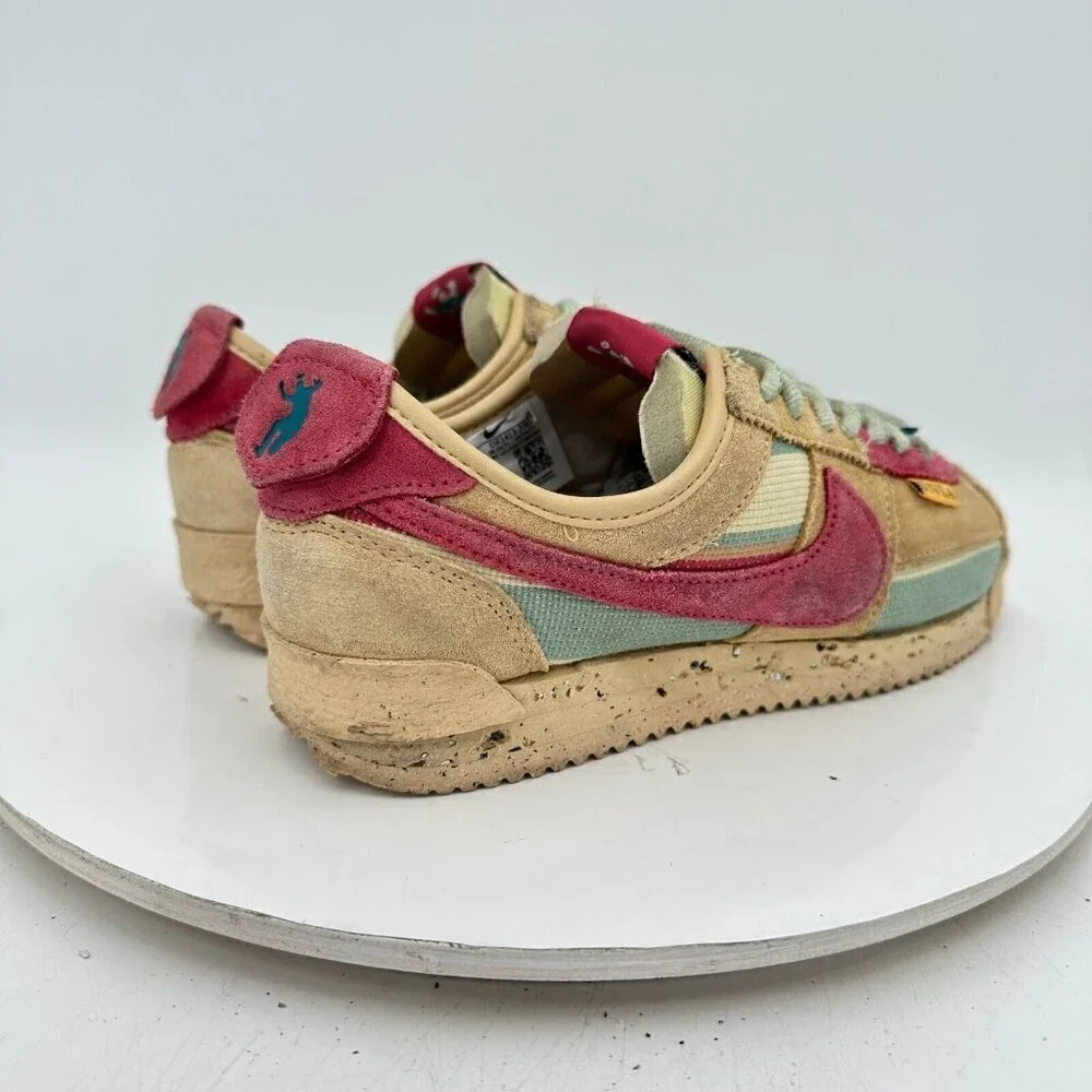 Nike Cortez Union Men Size 5 Women 6.5 DR1413-200 Sesame Clay Dutch Green Shoes - Picture 5 of 13